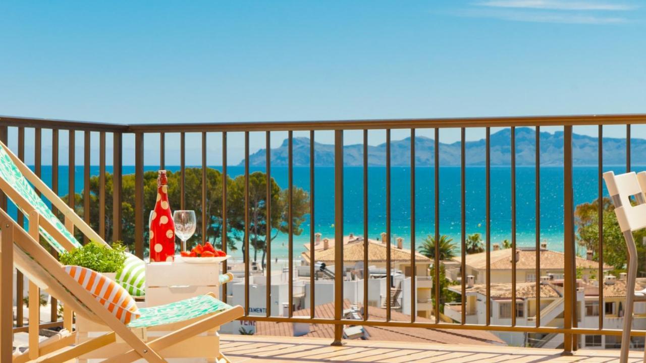 Apartment The Shell Ii, Beach Views And Pool Alcúdia Kültér fotó