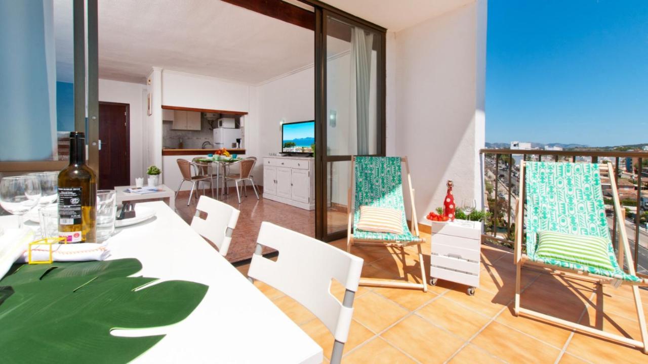 Apartment The Shell Ii, Beach Views And Pool Alcúdia Kültér fotó