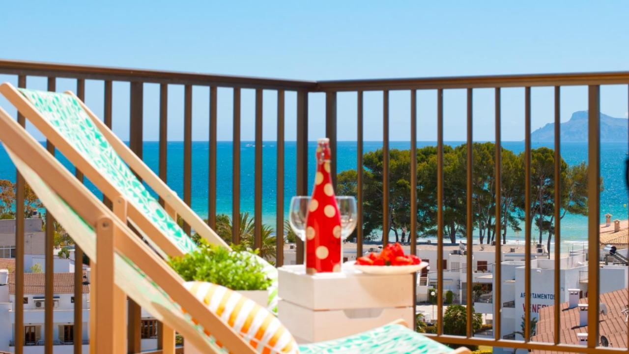 Apartment The Shell Ii, Beach Views And Pool Alcúdia Kültér fotó