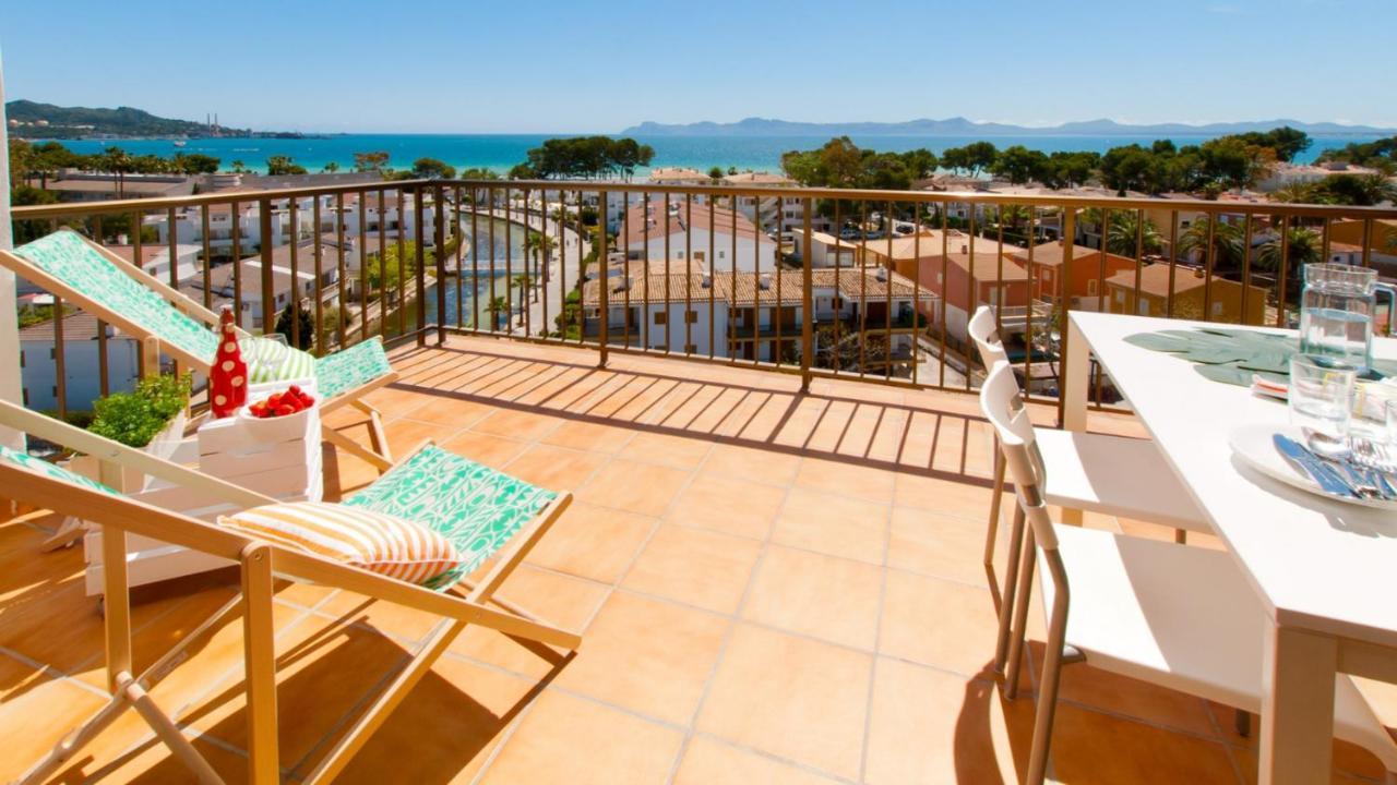 Apartment The Shell Ii, Beach Views And Pool Alcúdia Kültér fotó